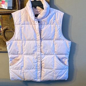 Lands' End Pink Puffer Vest